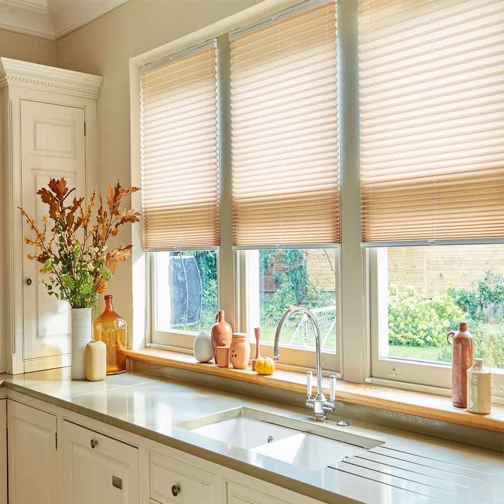 Pleated blinds in Cheshire